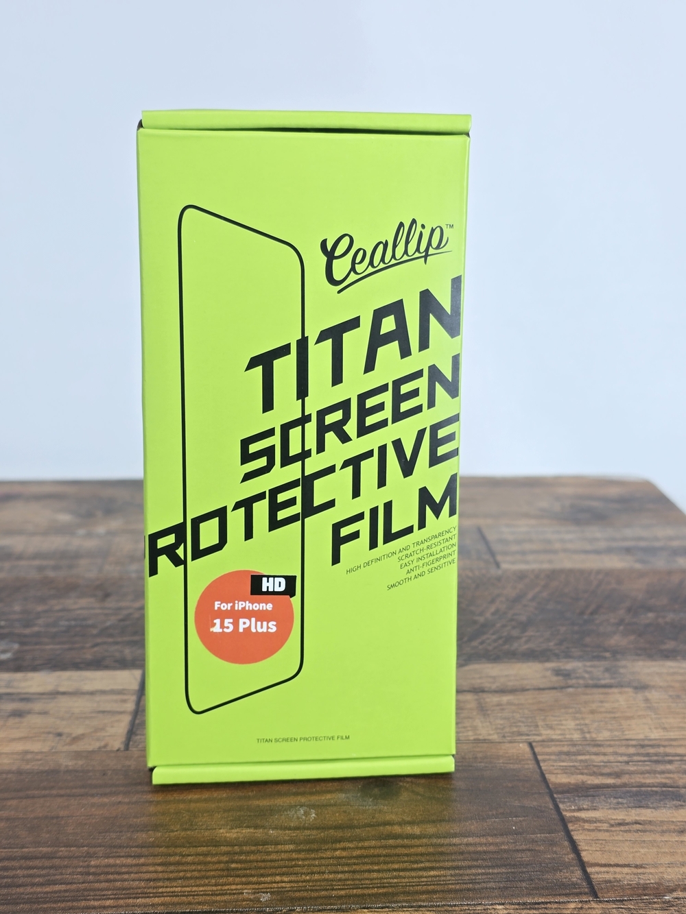 Titan Screen Protective For Iphone 15 Plus Film Gray Color